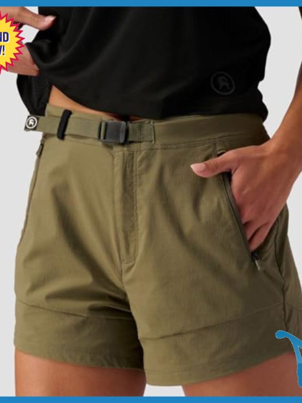 Women's Hiking Shorts XS Fitted Ripstop Stretch Active Outdoor - Picture 3 of 6